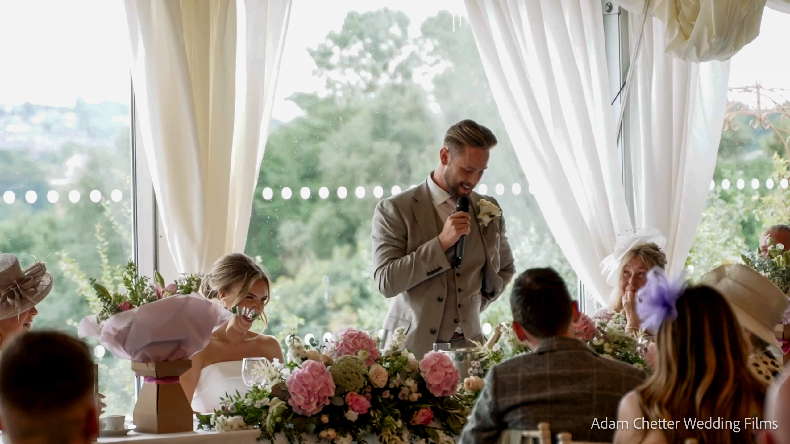 Groom Giving Speech At Wedding Breakfast Groom Giving Speech At Wedding Breakfast