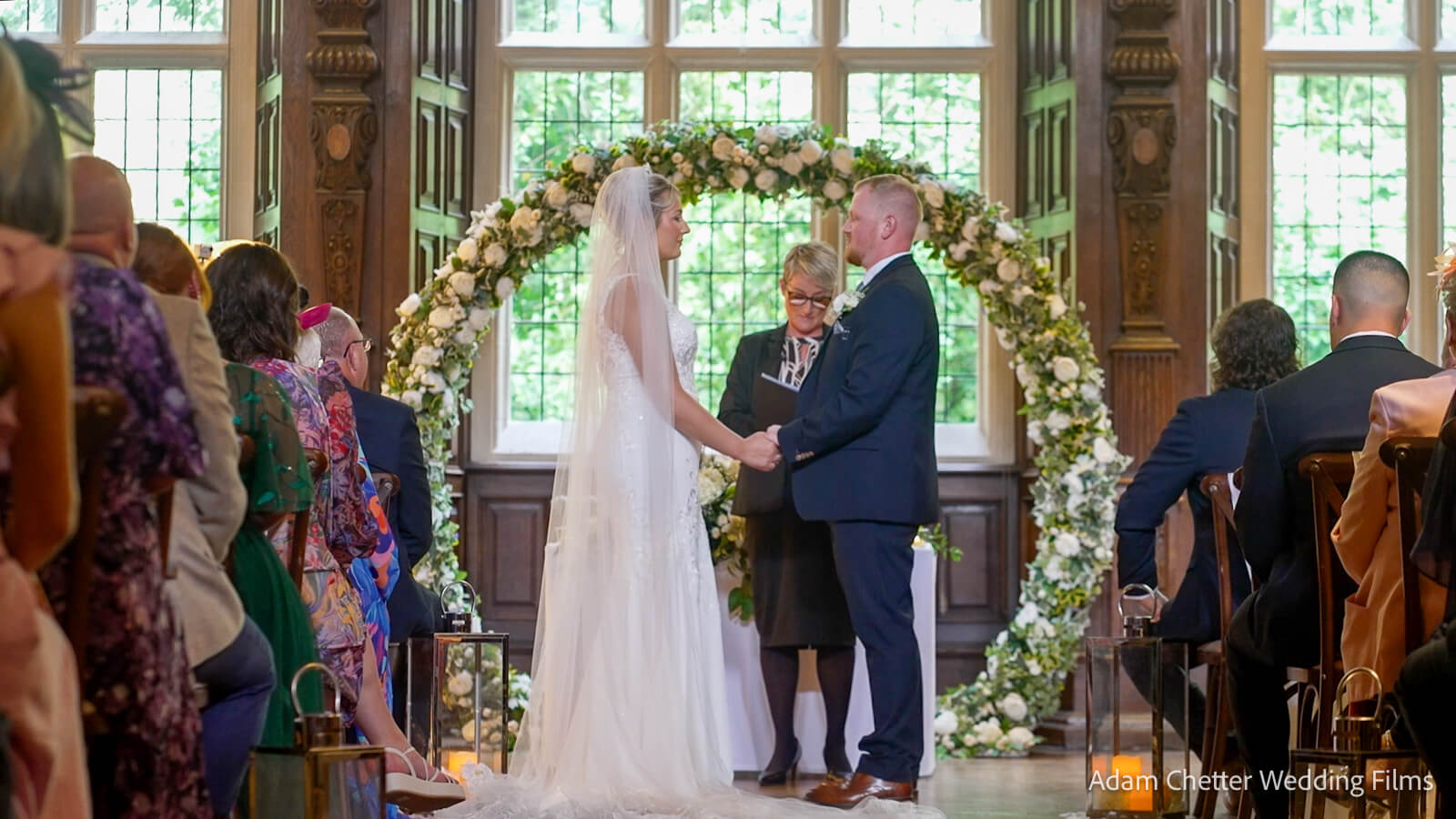 Registrar Conducting Wedding Ceremony