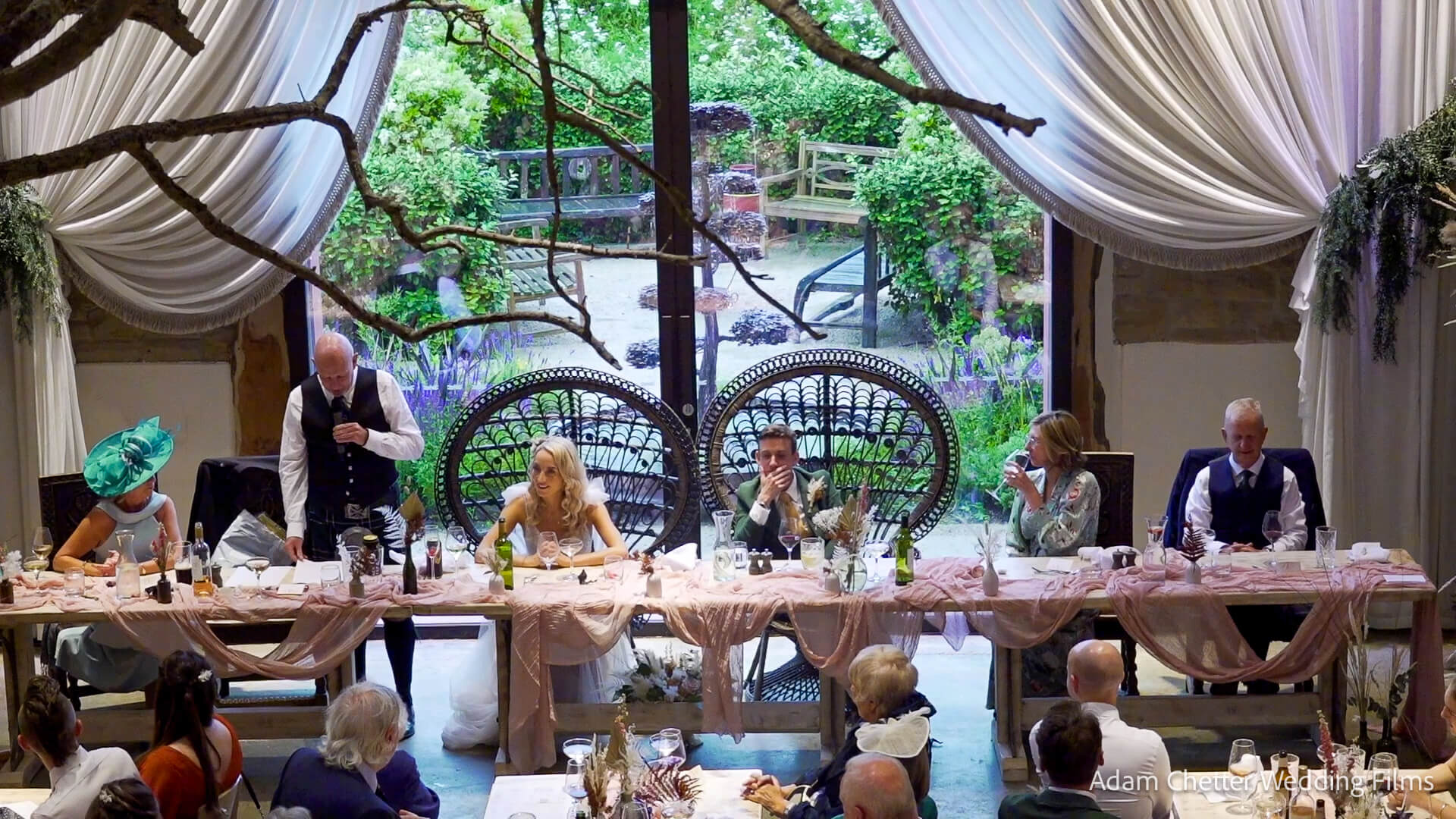 Father of the Bride Giving Wedding Speech
