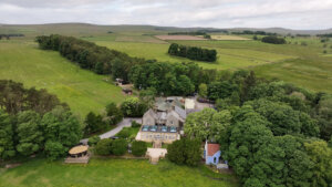 Woodhill Hall Northumberland Drone